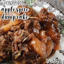 Slow Cooker Apple Spice Dump Cake gambar png