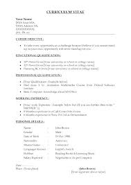 Student Resume Format Sample Simple Resume Format For Students Here