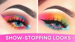 rainbow eyeshadow tutorial eye
