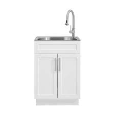 stainless steel 24 in laundry sink