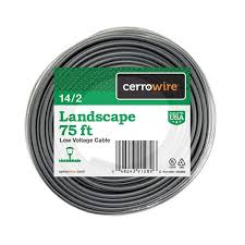 low vole landscape lighting wire
