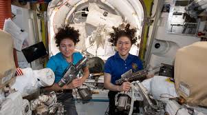 Children can learn about this momentous trip with the help of this worksheet. Nasa Astronauts Make History With First All Female Spacewalk Cnet