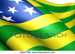 Premium stock photo of bandeira de goiás. Bandeira De Goias Arquivos De Ilustracao K6537768 Fotosearch