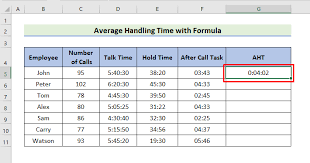 how to calculate average handling time