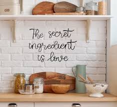Wire Words Kitchen Decor Wall Art The