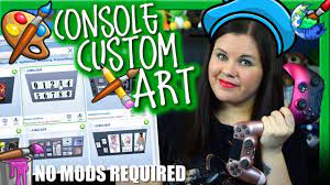 how to get custom art on console