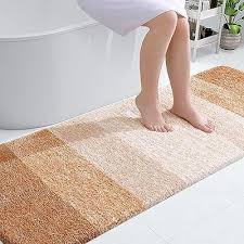 olanly luxury bathroom rug mat 70x24