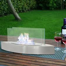 Tabletop Fireplace Stainless Steel