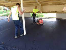 how to pave under a carport