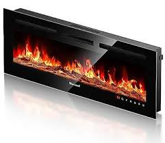 Visveil Electric Fireplace 50inch