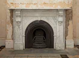 Restoration Carrara Marble Fireplace