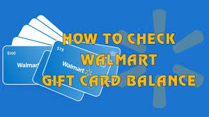 how to check walmart gift card walmart