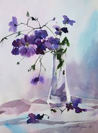 Flower Art Painting Fl Watercolor