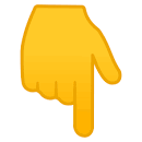 Resultado de imagem para emoji mão indicando para baixo
