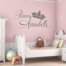 Personalised Princess Girls Wall