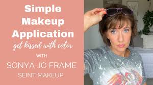 simple makeup application with seint
