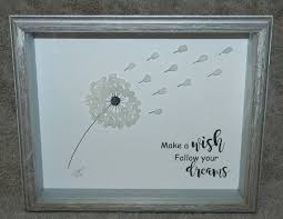 Dandelion Sea Glass Art Make A Wish