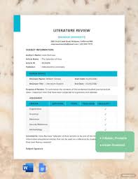 apa literature review 19 exles