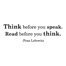 Sometimes it is more difficult. Think Before You Speak Wall Quotes Decal Wallquotes Com