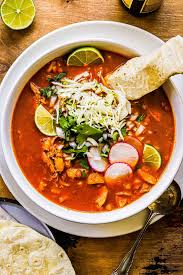 red pozole with en recipe so