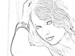 Various coloring pages for kids, and for all who are interested in coloring pages, can get amazing pictures easily through this portal. Taylor Swift Free Printable Coloring Pages Coloring Home