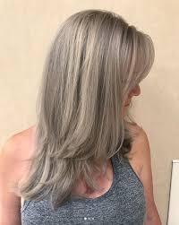Ya it should turn purple, well in my experience it turned grey/purple after about 10 mins :) i was told that it. Gorgeous Gray Hair Color Shades That Ll Make You Rethink Those Root Touchups Southern Living