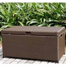 Pensacola Wicker Patio Storage Deck Box