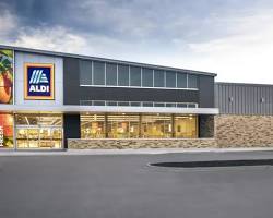 Image of Aldi supermarket exterior