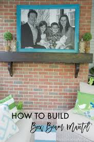 How To Build A Box Beam Mantel Home