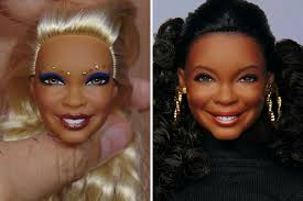 these 60 celebrity dolls were repainted