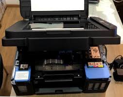 Wait for the printer's control panel at the top to display the status. Canon Pixma G2010 Setup Canon G2010 Driver Download