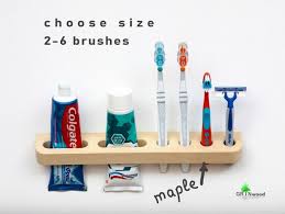 Double Toothpaste And Toothbrush Holder
