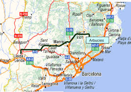 What companies run services between barcelona, spain and catalonia atenas, barcelona, spain? Location Of Arbucies In Catalonia Spain The Black Line In The Map Download Scientific Diagram