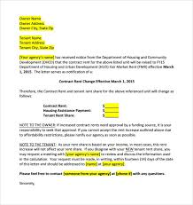 9 Sample Rent Increase Letter Templates Pdf Word
