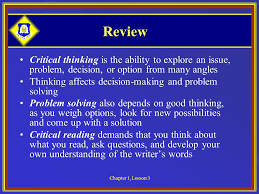 Critical Thinking About Critical Thinking     Bentley CareerEdge