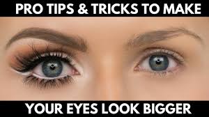 how to make your eyes look bigger you