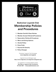 membership policies and procedures td