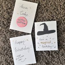 Sweet loveblank greeting cardbunny rabbit. 3 Diy Harry Potter Inspired Birthday Greeting Card Ideas Holidappy