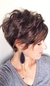 A pixie haircut looks great with curly hair. Pin On Pixie Cuts For Round Face