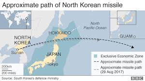 Some are worried north korea may be getting closer to its goal of reaching us territory. North Korea Fires Second Ballistic Missile Over Japan Bbc News