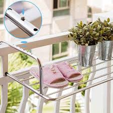 Maybe you would like to learn more about one of these? 2021 Stainless Steel Foldable Drying Clothes Hanger Dryer Indoor Outdoor Balcony Telescopic Shelf Window Balcony Drying Racks From Yuanmian 48 49 Dhgate Com
