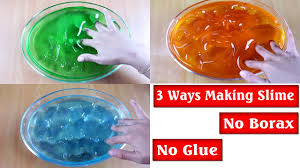 How to make slime without glue or no borax. Diy 3 Ways To Make Clear Slime No Glue And No Borax Dish Soap Mouthwash Floor Cleaner Youtube
