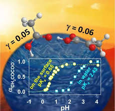 Carboxylic Acids Behave As Superacids On The Surface Of Water