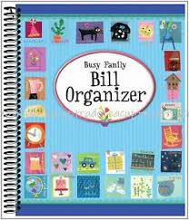 Details About Bill Expense Organizer Spiral Bound Holder Book With Pockets Organize Planner