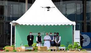 bharat drone tsav pm modi pilots