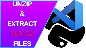 how to unzip extract tar gz file in
