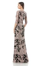 Details About Js Collections 866251 Embroidered Lace Gown Sz 6 395 Sz 10r Stone Black