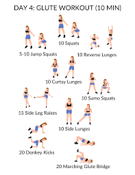 5 day workout routine at home no