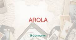 Last name AROLA: origin and meaning - Geneanet