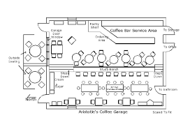 Floor Plan Of Aristotle S Coffee Garage